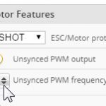 Betaflight configurator – Unsynced PWM output